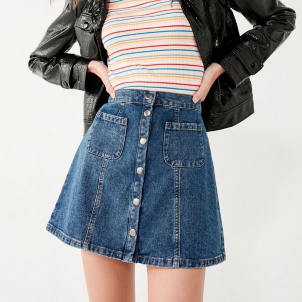 Urban Outfitters BDG button down skirt